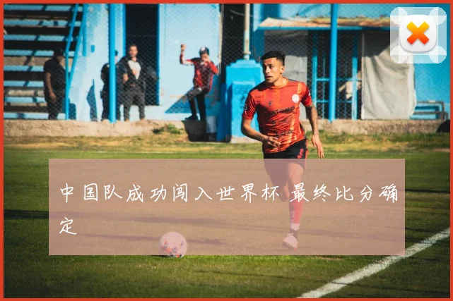 中国队成功闯入世界杯 最终比分确定
