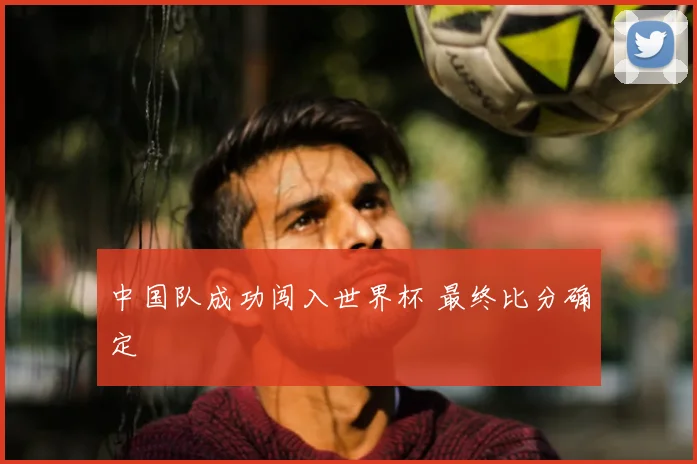 中国队成功闯入世界杯 最终比分确定