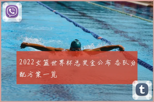 2022女篮世界杯总奖金公布 各队分配方案一览